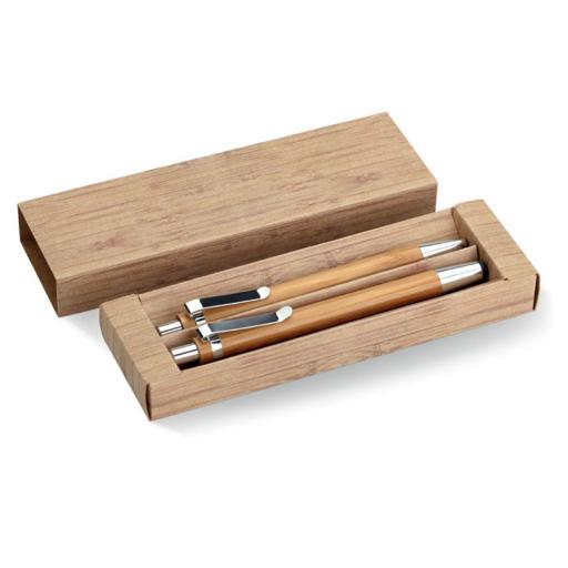 Διαφημιστικό Σετ Στυλό-Μηχανικό μολύβι Bambooset